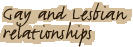 gay and lesbian relationships