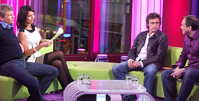 Mr Hammond in the studio