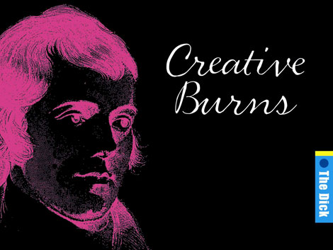 Creative Burns exhibition logo. Image courtesy of East Ayrshire Council. 