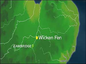 Wicken Fen map