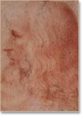 Portrait of Leonardo by Melzi