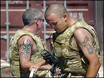 Soldados americanos no Iraque