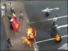 Protestas en Ecuador