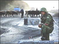 Soldado russo na Geórgia