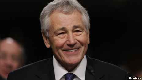 前聯邦參議員哈格爾將出任國防部長（資料照片，31/01/2013）