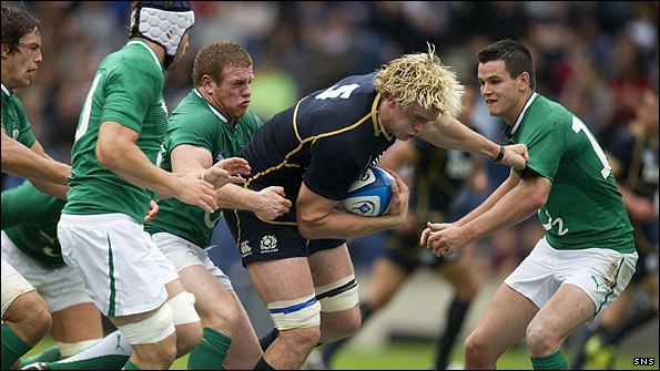 Richie Gray was an impressive performer for Scotland against Ireland