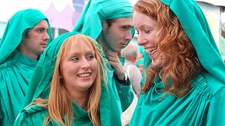 Llio Eleri Evans a Glian Llwyd - dwy aelod newydd o'r Orsedd