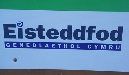 Arwydd Eisteddfod Genedlaethol