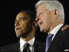 Ông Barack Obama và Bill Clinton tại Florida