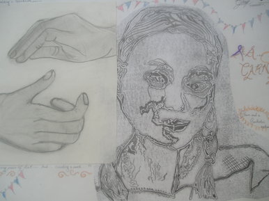 Red and Blue strings