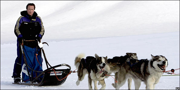 David Cameron in the Arctic