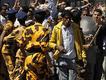 Manifestantes en Yemen