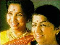 आशा भोसले और लता मंगेशकर