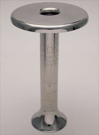 Photo: The torch design for the 1936 Olympic Games