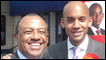 Chuka Umunna and Paul Boateng