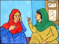 بی بی گل و زرمينه 