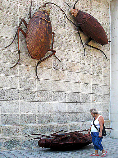 Obra del artista cubano Roberto Fabelo. (Foto: Raquel Pérez)