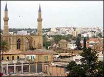 Lefkoşa'dan bir görünüm