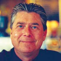 Thomas Brooman in the centre with Pete Gabriel right and Tim Smit left