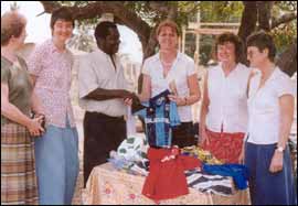 Group of teachers at Ghanian school 