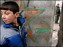 İsrail'in Batı Şeria'da inşa ettiği duvar