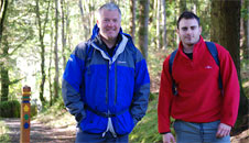 Derek and Dave leave the carpark and head off