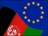 اتحاديه اروپا و پرچم افغانستان