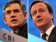 Gordon Brown and David Cameron