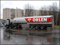 Cisterna společnosti PKN Orlen
