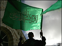 Bir Hamas taraftarı