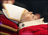 पोप का पार्थिव शरीर