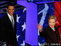 Hillary espera superar Obama no debate desta quinta
