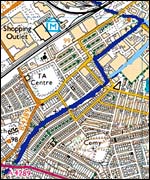 Image produced from the Ordnance Survey Get-a-map