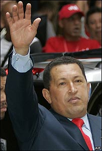 O presidente da Venezuela, Hugo Chávez