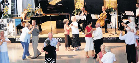 A tea dance at a previous Gwanwyn event. Photo: Gavin Dando