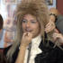 Dressing as David Bowie in one of his most famous film roles - Jareth the Goblin King from Labyrinth - Dermot's transformation begins.