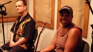 Two members of the band Flame