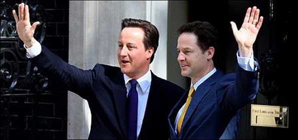 David Cameron and Nick Clegg