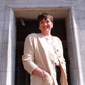 Check out the shoulder pads! Linda outside BBC Broadcasting House, Belfast. This snap was taken in 1996 at the start of Linda's Radio ulster programme - On Your Behalf