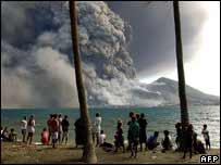 PNG lies on the "Ring of Fire", an area prone to volcanic eruptions