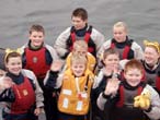 Greenock Sea Cadets with Children in Need mascot Pudsey