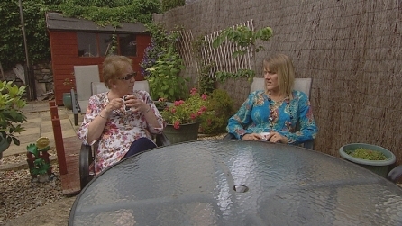 Sharon Hale and Linda Cook from Cardiff