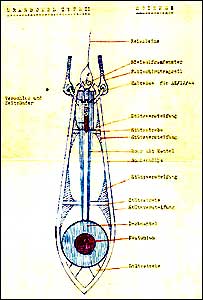 diagrama da bomba nuclear nazista