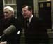 David Trimble and Seamus Mallon meet the press outside 10 Downing Street