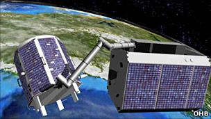 The German DEOS demonstration would show how to capture spinning satellites