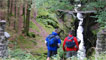 Derek and Dave surveying the Chain Bridge and Gothic Arcade.