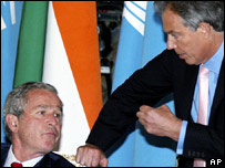 George Bush ve Tony Blair