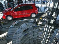 uma das fábricas da volkswagen