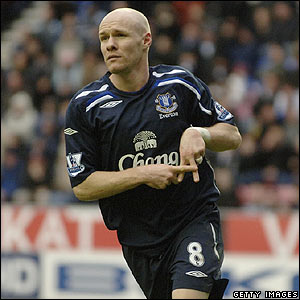 约翰逊庆祝进球