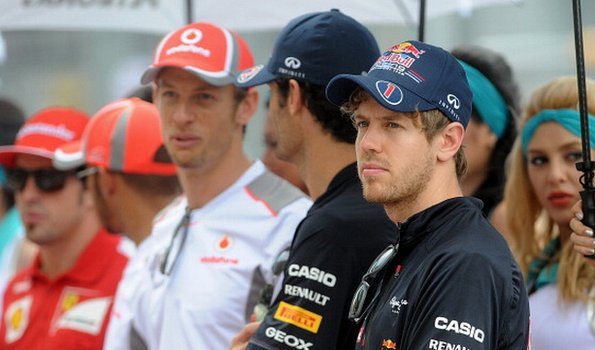 Sebastian Vettel at the Malaysian Grand Prix